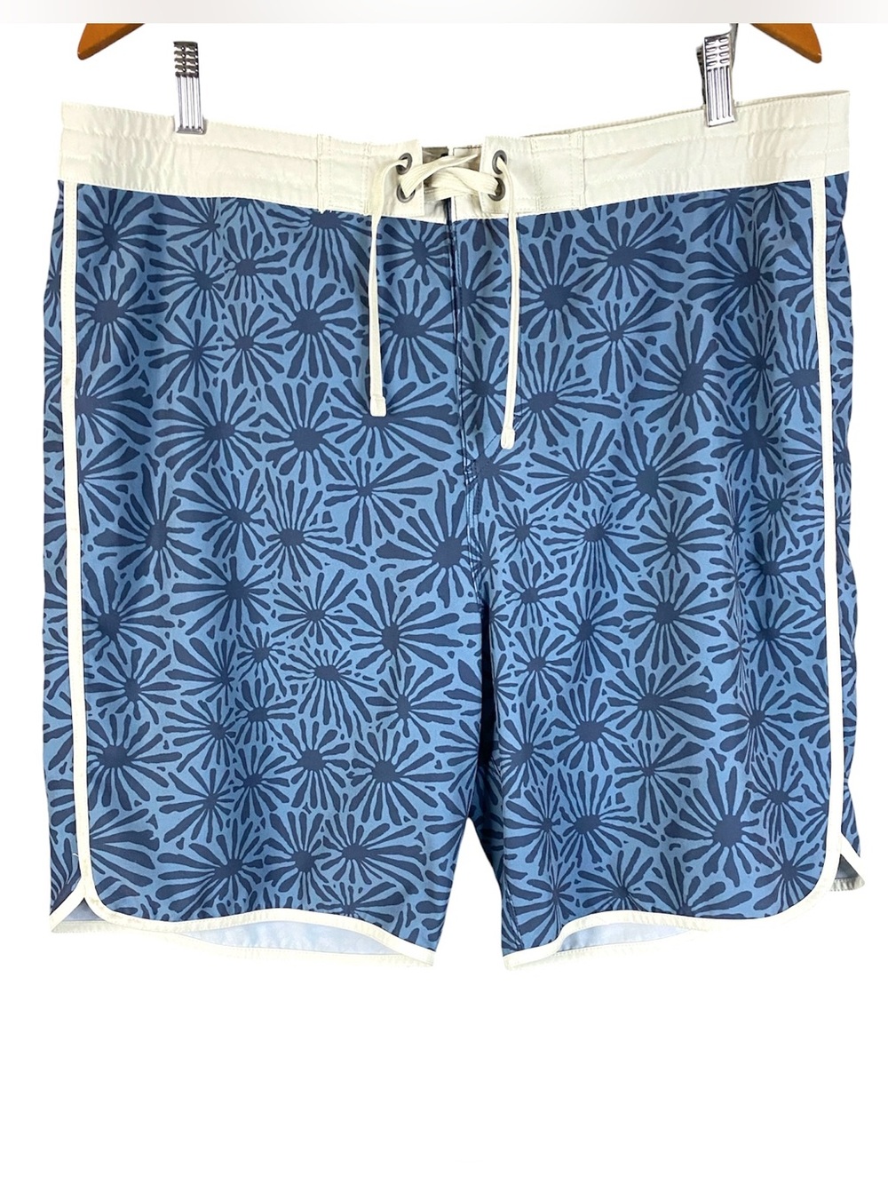 Men’s Prana 8” Vintage BoardShorts in Two Tone Blue Size 36 Recycled Polyester